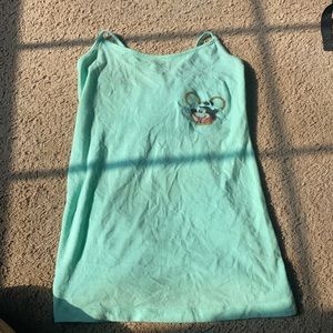 super cute disney tank pajama top